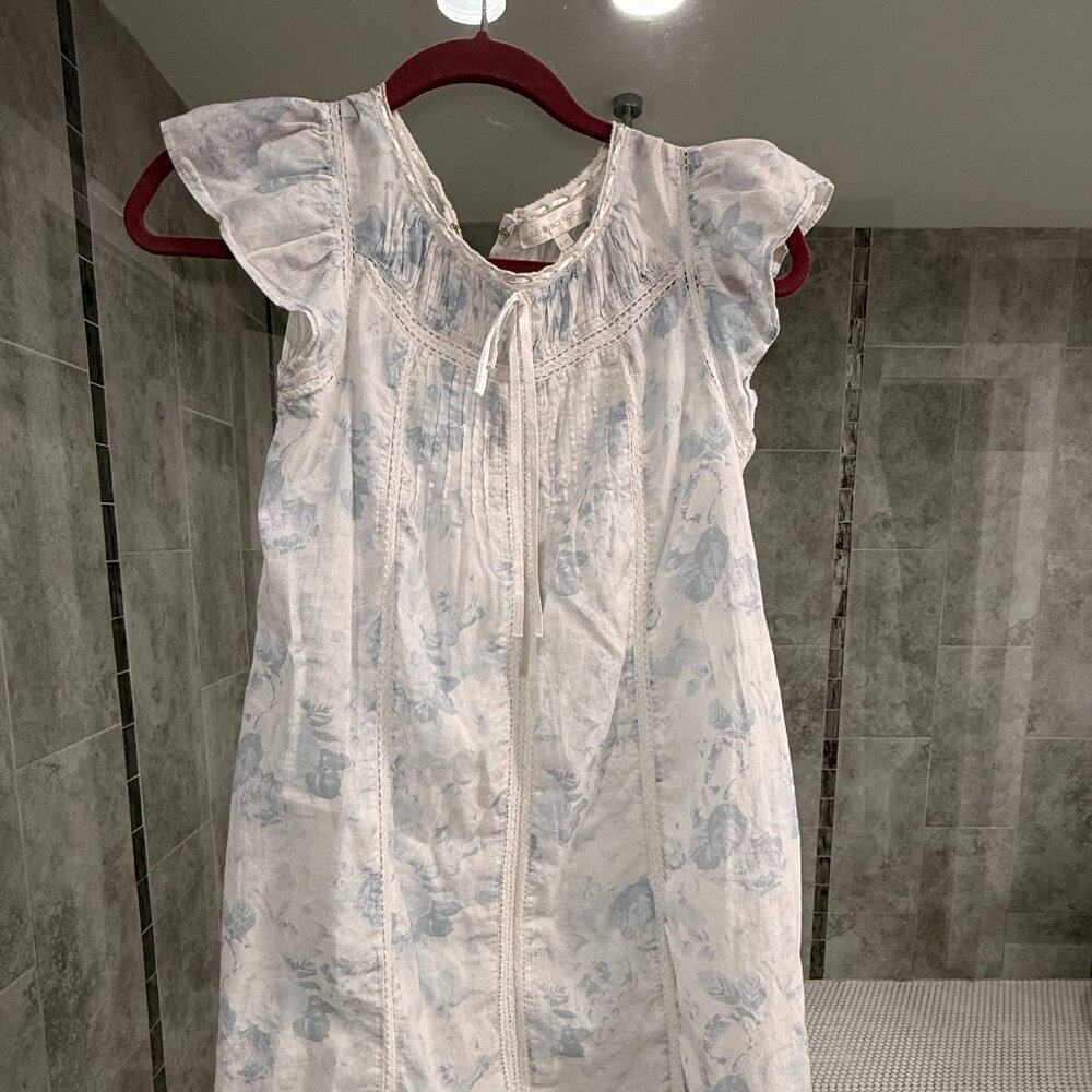 LoveShack Fancy Flutter Sleeve Gown- girls dress size 8-9Y